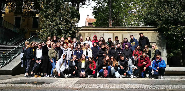 Con el Colegio Dunottar School en El Escorial.