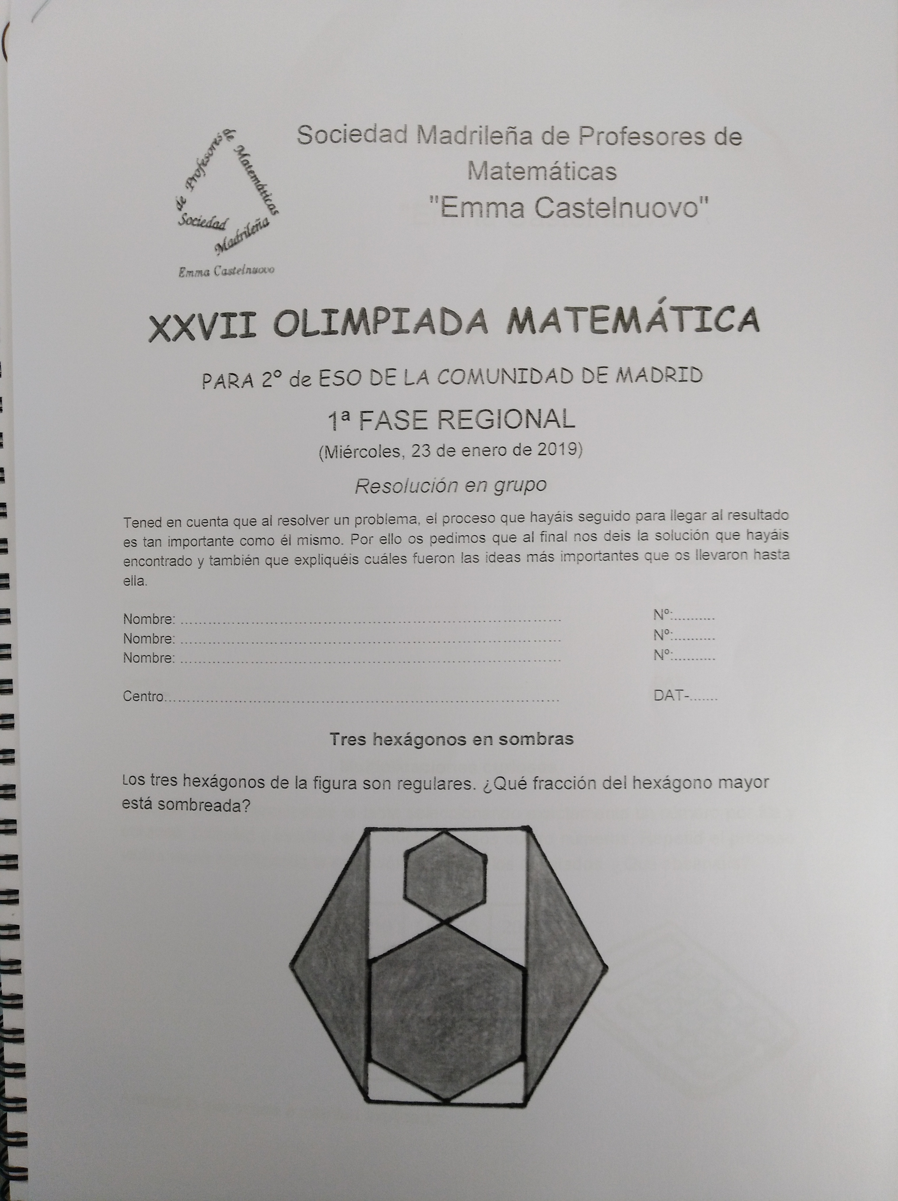 olimpiada matematica eso3