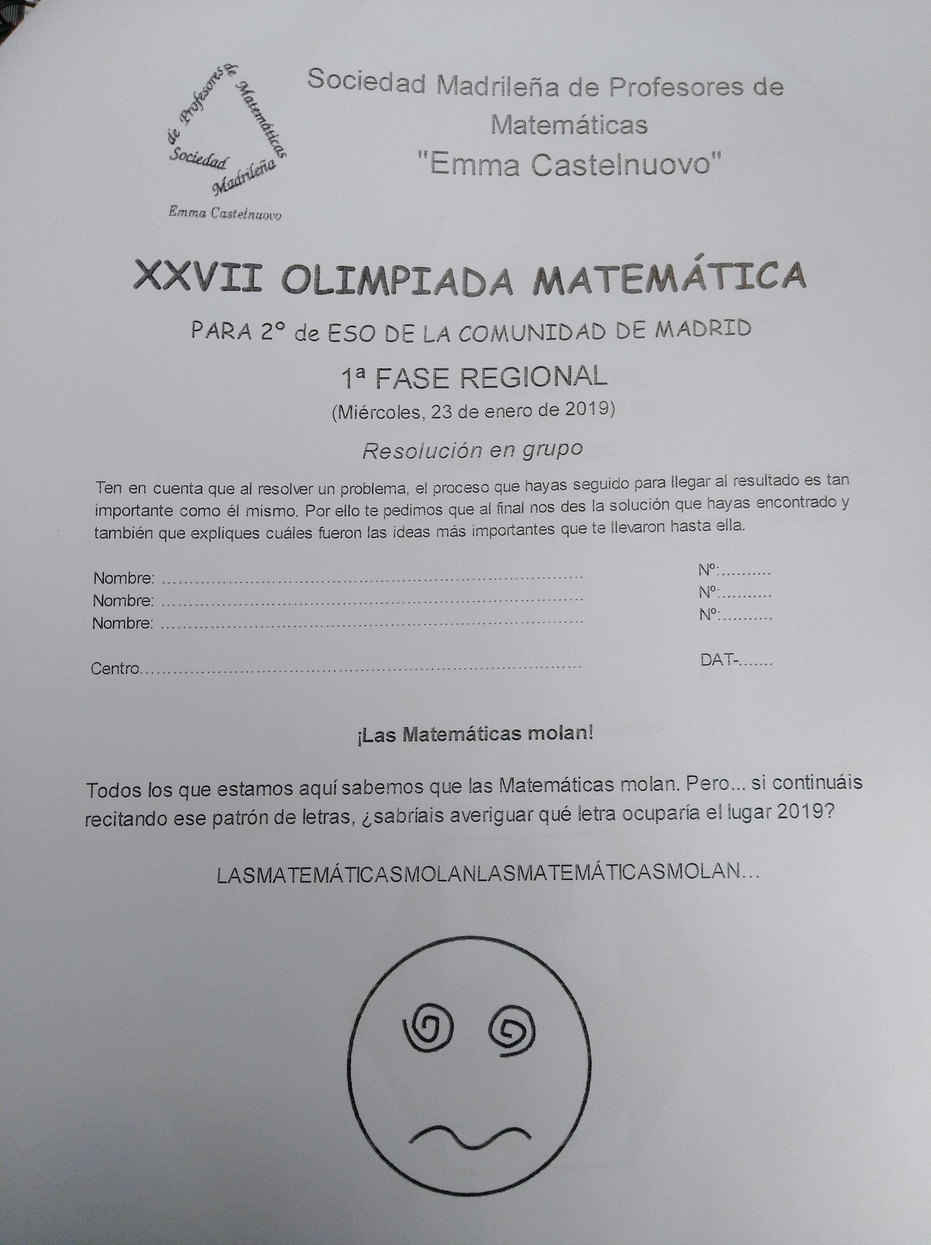 olimpiada matematica eso6